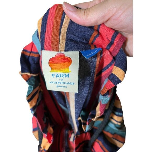 Anthropologie Farm Rio Striped Wide-Leg Pants Size S - Picture 7 of 9